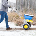 Spyker Commercial Push Spreader | ICE | Stainless Steel | 13-In. Wheel | 50-Lb. Capacity SPY50L-2S