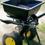 Spyker Commercial Push Spreader | Powder Coated | 13-In. Wheel | 50-Lb. Capacity SPY50L-1P