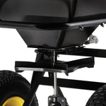 Spyker Commercial Push Spreader | Powder Coated | 13-In. Wheel | 50-Lb. Capacity SPY50L-1P